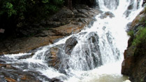 A waterfall in the Cardamom Mountains, Koh Kong, Cambodia