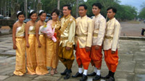 A wedding at Siem Reap