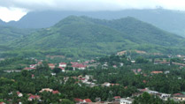 A panoramic view of Luang Prabang from Phousi