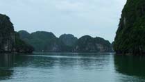 Peaceful islands on the Lan Ha Bay, Hai Phong, Vietnam