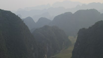 Karst mountains at Tam Coc Ninh Binh