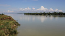 La rivière Thu Bon, Quang Nam, Vietnam