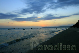 Mui Ne Beach at twilight