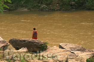 The Chay River at Xin Man, Ha Giang