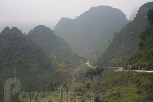 Ethereal limestone mountains at Ho Quang Phin, Dong Van, Ha Giang