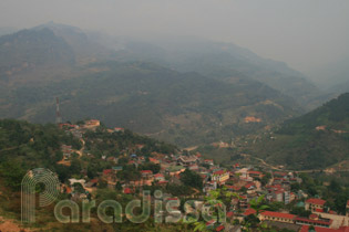 A panorama of Xin Man Town (View from above)