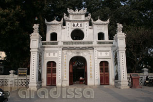 Gate of the Quan Thanh Temple in Hanoi, Vietnam