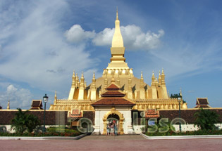 That Luang in Vientiane Laos
