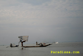 an Intha fisherman