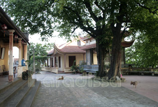 Yard of the Tieu Son Pagoda