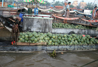  le marché flottant de Cai Rang