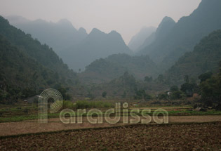 Mountains in Pac Bo - Cao Bang - Vietnam