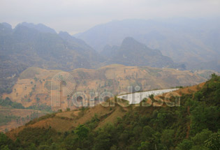 The fabled mountains of Meo Vac Ha Giang Vietnam