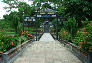 The burial area of Minh Mang's Tomb