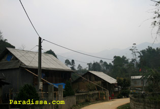 Village de Na Lo  (Tay ethnique) à Bac Ha