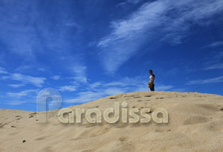 Sand dunes at Phu Yen, Vietnam