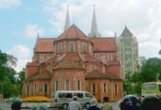 Notre Dame Cathedral in Saigon Vietnam