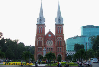 Notre Dame Cathedral Saigon Vietnam