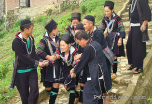 Black Hmong People at Sapa, Lao Cai, Vietnam