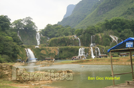 The Ban Gioc Waterfall