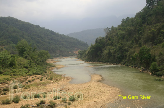 The Gam River at Bao Lac, Cao Bang, Vietnam