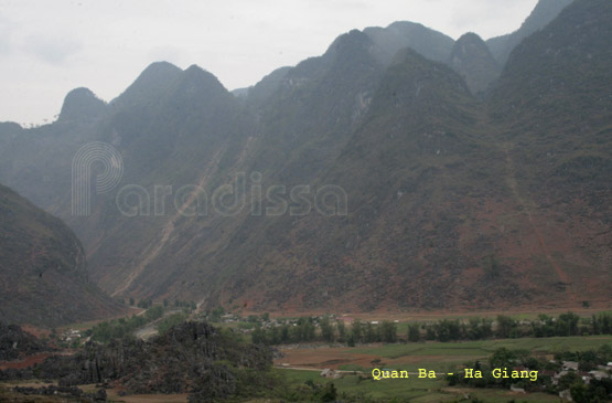 rocky mountains at Quan Ba, Ha Giang