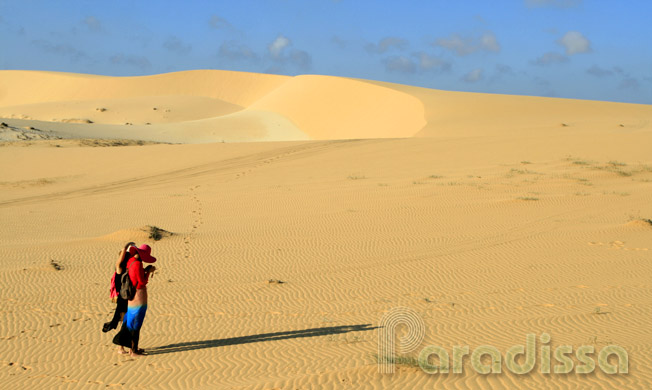 The White Sand Dune in Hoa Thang, Bac Binh, Binh Thuan