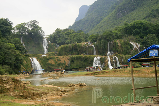 The waterfall of Ban Gioc, Cao Bang