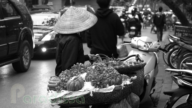 A fruit vendor