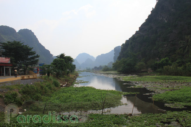 Idyllic landscape at Hoa Lu, Ninh Binh, Vietnam