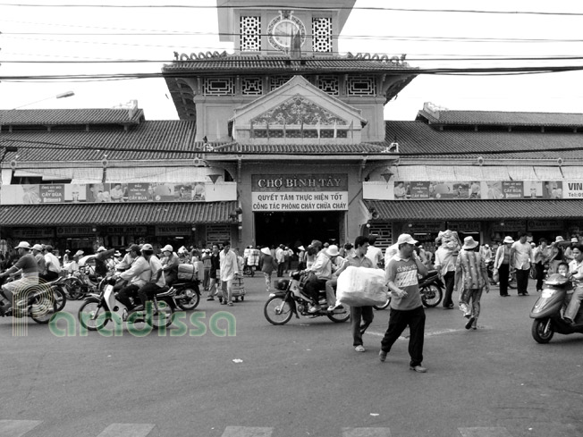 The Binh Tay Market amid the Chinese community in Saigon Ho Chi Minh City