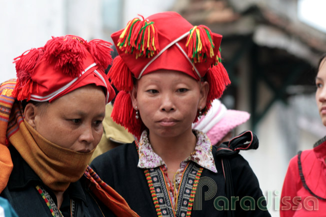 Red Dao ladies at Sapa, Lao Cai, Vietnam