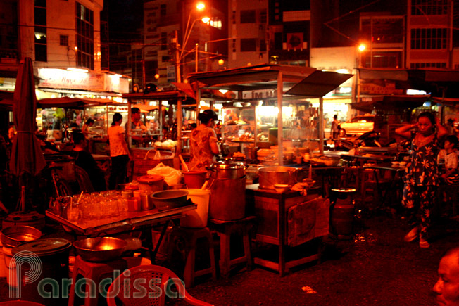 The night market at Tra Vinh