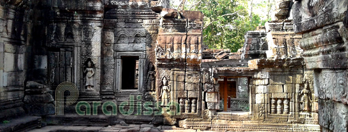 Temple Banteay Kdei , Siem Reap, Cambodge