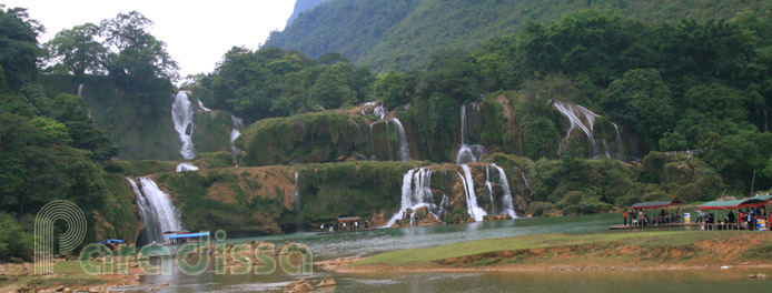The Ban Gioc Waterfall