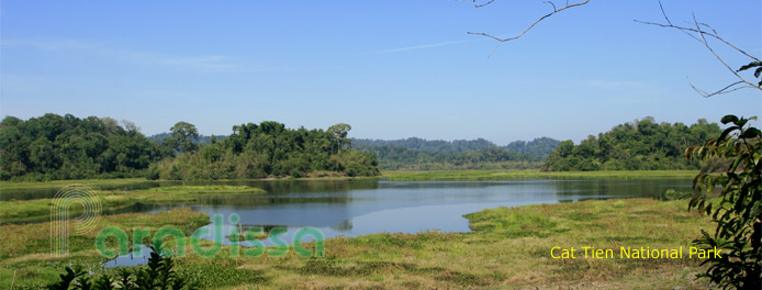 le lac de Crocodiles, au parc national de Cat Tien, Dong Nai, Vietnam
