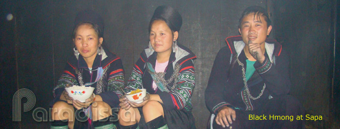 Hmongs noirs à Sapa Vietnam
