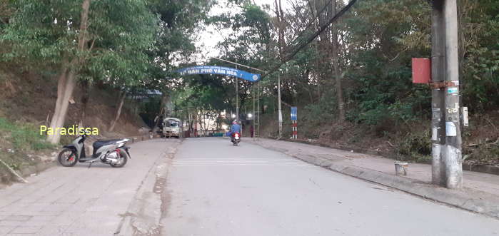 The road in between C1 & C2 Hills in Dien Bien Phu City nowadays