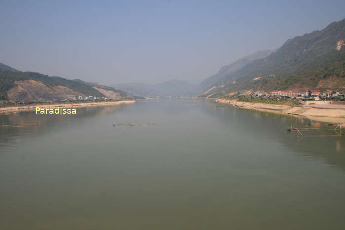 The Da River at Muong Lay, Dien Bien Province, Vietnam