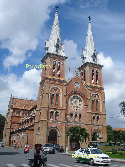 Notre Dame Cathedral in Ho Chi Minh City (Saigon) Vietnam
