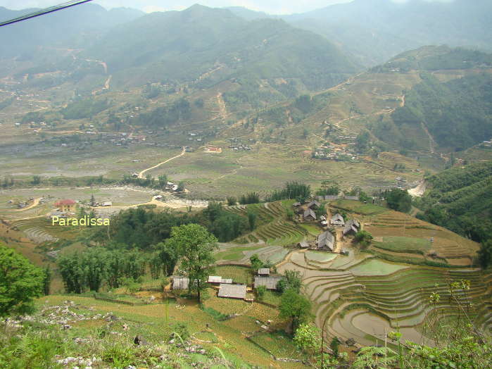 The Muong Hoa Valley home to the Giay and Black Hmong Peoples in Sapa Vietnam