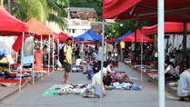 night market at Luang Pha Bang