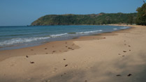 La plage de Dam Trau sur l'île de Con Dao