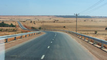 Semi-desert land in Binh Thuan