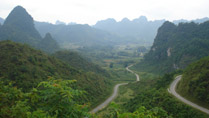 Le col de Ma Phuc à Cao Bang, au Vietnam