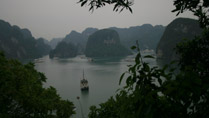 View of Halong Bay from Ti Tov Mountain