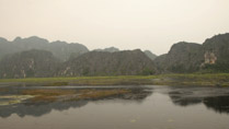 Karstic mountains at Kem Trong, Ha Nam