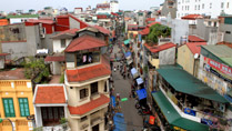 Le vieux quartier de Hanoï au Vietnam