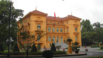 The Presidential Palace in Hanoi