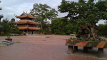 The Bell Tower at the Nom Pagoda in Van Lam Hung Yen